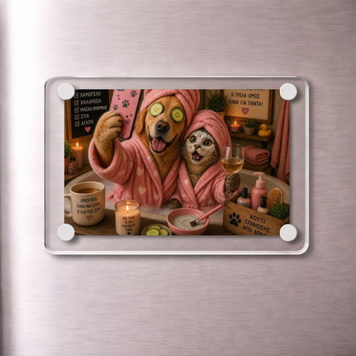 Acrylic Spa Mood Pets fridge magnet new 9x6cm