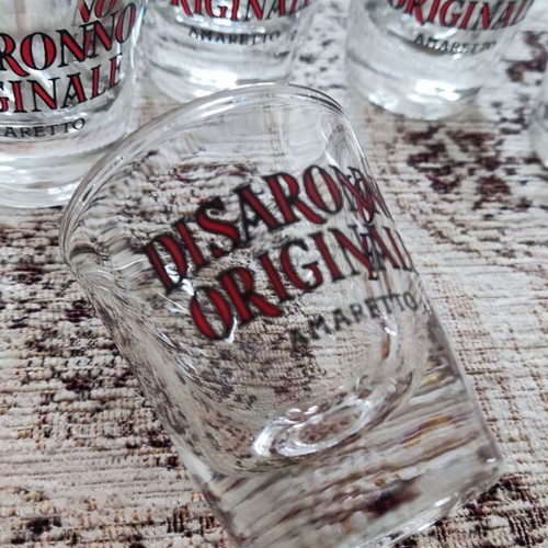 Disaronno Originale Amaretto shot glasses new, pack of 6