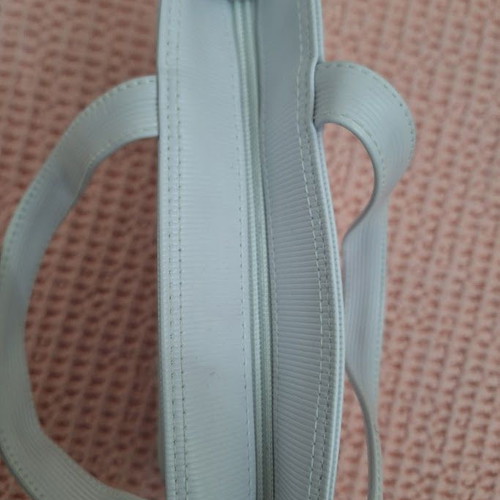 Ictyane cosmetic bag like new, white, PVC
