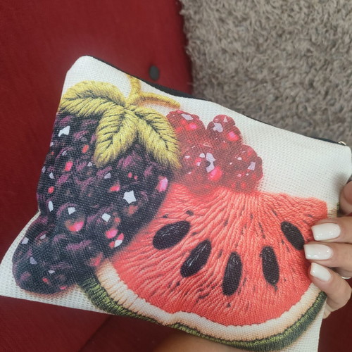 Summer bag with watermelon print