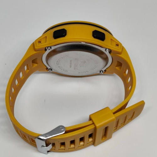 Synoke digital sports watch with yellow strap new