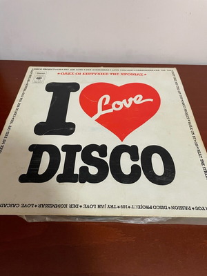 I Love Disco vinyl record used, 1982
