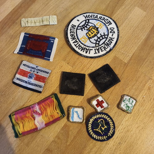 Sewing patches used, pack