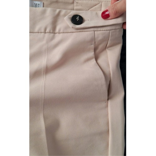 Mango fabric pants like new, beige, size S