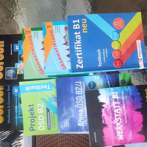 German language books used, very good condition, written inside