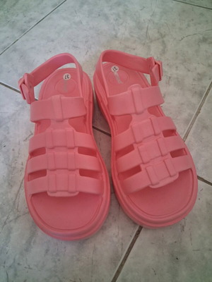 Mitsuko Fisherman Sandals pink size 37 like new