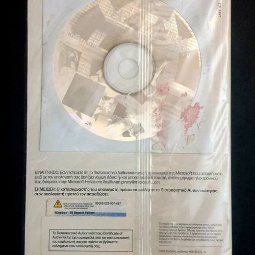 Microsoft Windows 98 Second Edition sealed new