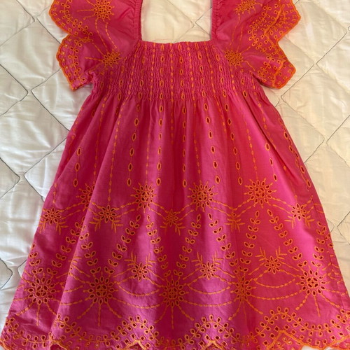 Zara girls dress size 5 years like new, colorful, 110 cm