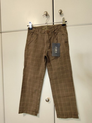 Zara ανοιξιάτικο παντελόνι καινούργιο για 4-5 ετών, μέγεθος 110 cm