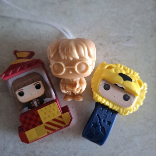 Kinder Joy Funko Pop Harry Potter like new, pack of 3 figures