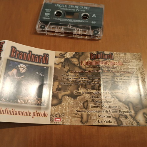 Braduardi L'infinitamente piccolo cassette tape like new, entechno