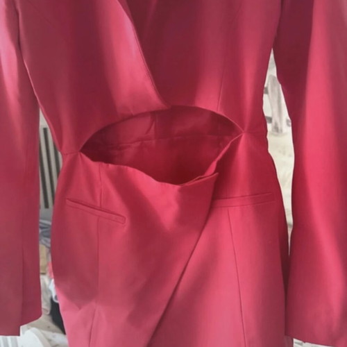 Mini blazer dress Zara size Small new, raspberry color