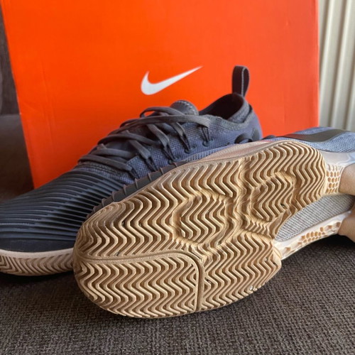 Nike Air Zoom Ultra React tennis shoes used, gray, size 39