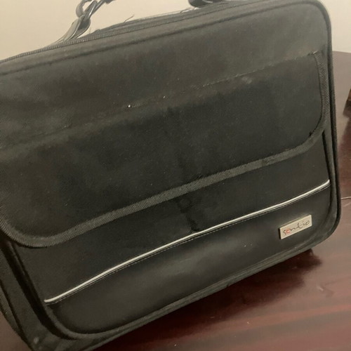 Laptop bag used, black