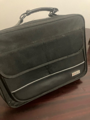 Laptop bag used, black