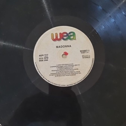 Madonna vinyl record used