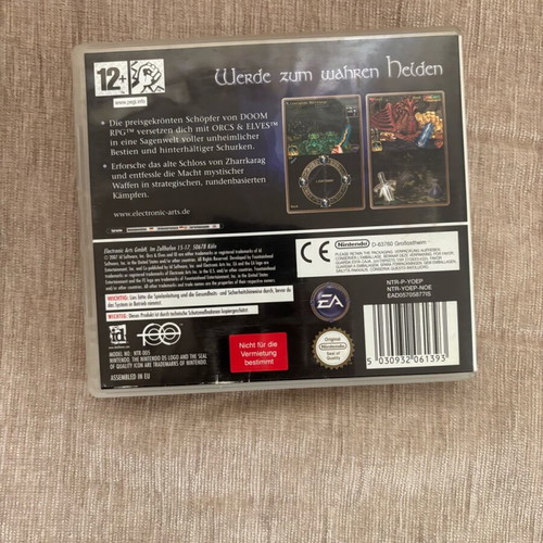 Orcs & Elves Nintendo DS PAL used, complete