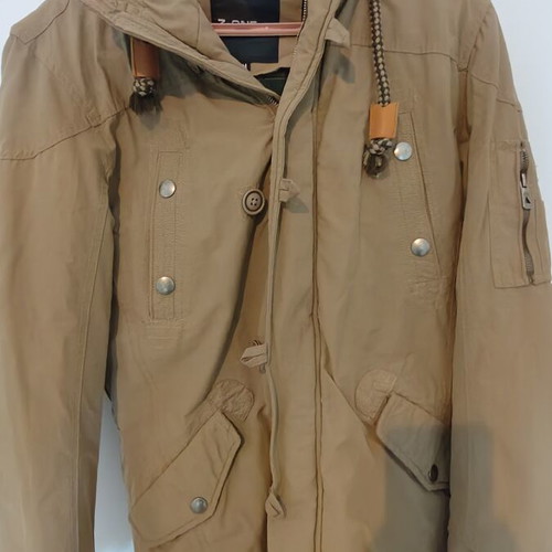 Z-One hooded jacket, brown, size M