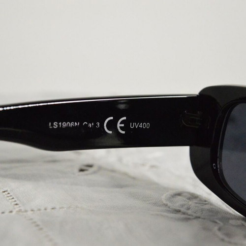 Black elongated sunglasses like new