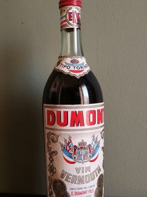 Φιάλη βερμούτ Dumont Tipo Torino 1966 vintage σφραγισμένη σαν καινούργιο
