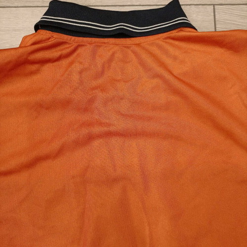 Nike Polo T-shirt used, orange and blue, size M