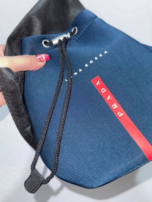 Prada pouch used, blue