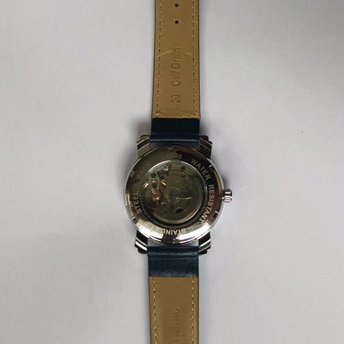 Winner skeleton watch new unisex with silver strap