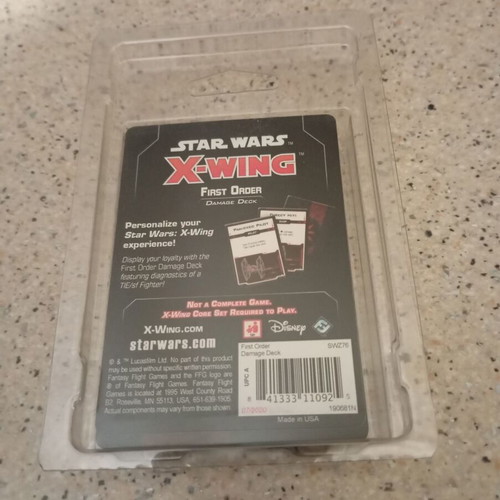 Star Wars X-wing First Order Damage deck cards sealed new