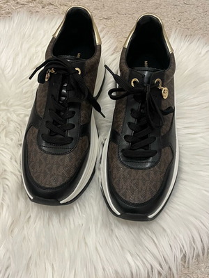 Michael Kors sneakers like new, size 40.5, black and brown