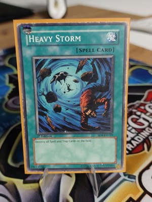 Heavy Storm 1st edition Yu-Gi-Oh! card