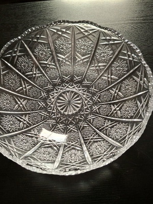 Soga Glass vintage salad and fruit bowl, new in box