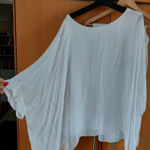 Silk pants and blouse set used, Italian brand XL/XXL