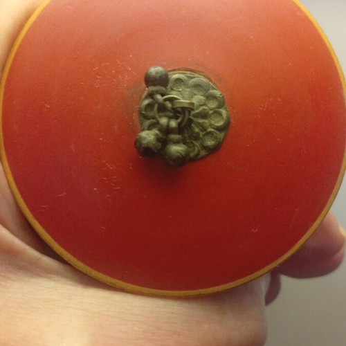 Antique collectible Indian handmade lacquer box like new