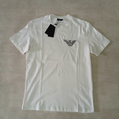 Emporio Armani men's white T-shirt, size M