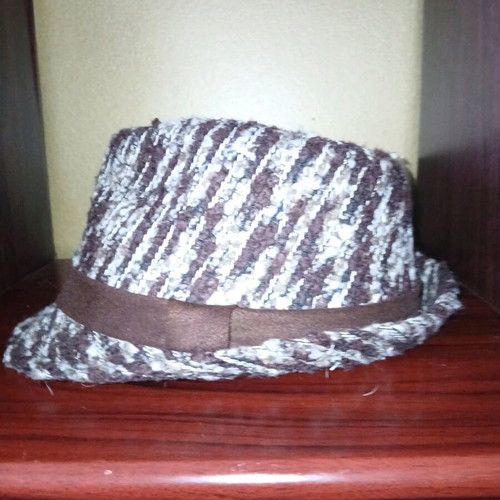 Winter hat like new, size medium, beige and brown
