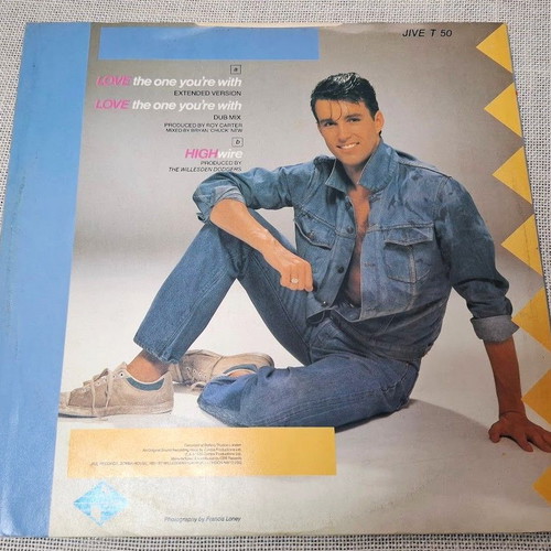 Steve Grant with Tight Fit Love The One You're With 12' βινύλιο μεταχειρισμένο, ηλεκτρονική