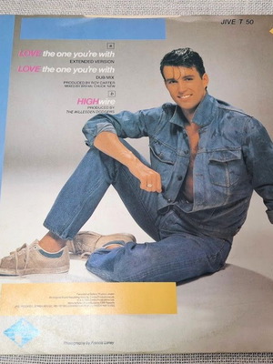 Steve Grant with Tight Fit Love The One You're With 12' βινύλιο μεταχειρισμένο, ηλεκτρονική