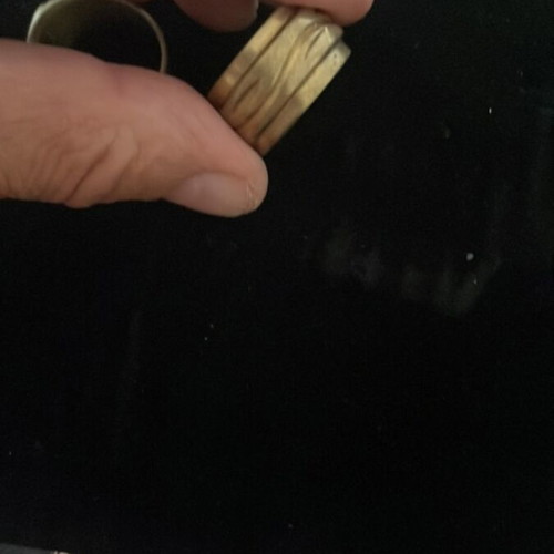 Large ring used, probably bronze, vintage