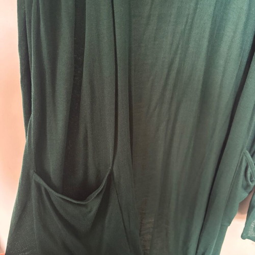 Maxi thin women's green cardigan M-L like new
