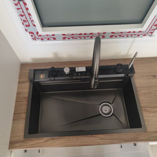 Kitchen sink new with accessories, modern multifunctional