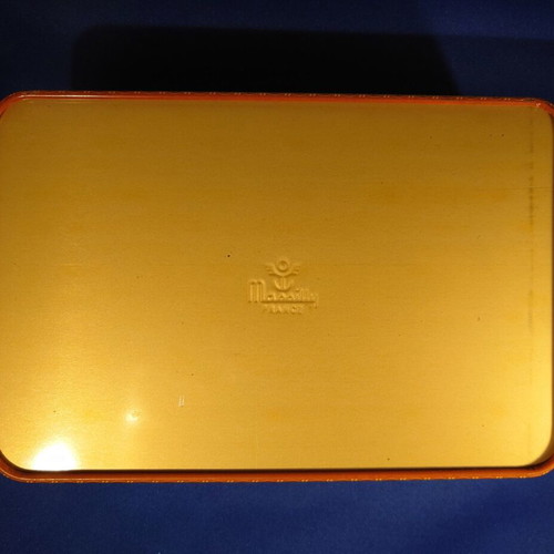 Rare French collectible Palets metal jewelry box like new