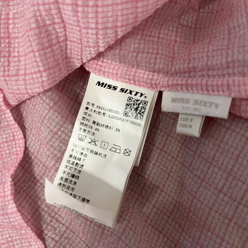 Miss Sixty women's blouse new, pink, sizes XS and S
