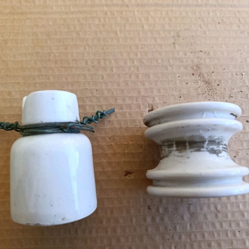 Porcelain insulators used