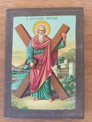 Εικόνα ο Απόστολος Ανδρέας σε άριστη κατάσταση 10×7