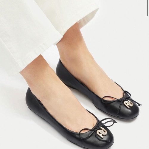Furla ballet flats new, size 38, black
