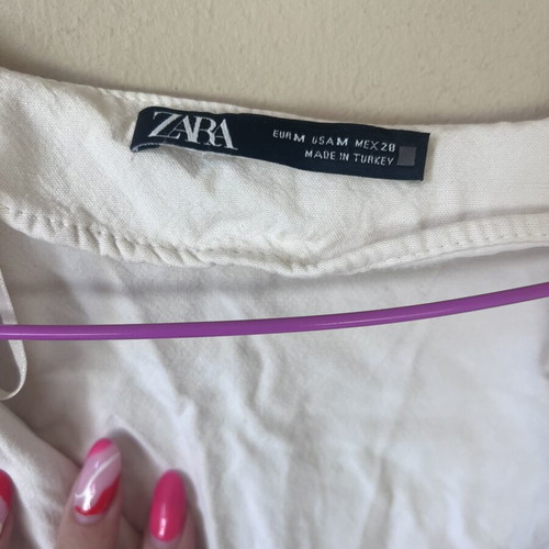 Zara shirt beige like new, size M