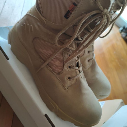 Delta Combat Boots size 47 used, beige