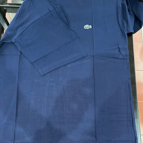 T-shirt L new dark blue cotton