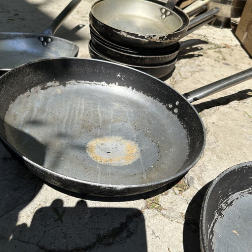 Commercial Frying Pans and Skillets Set of 20 Used