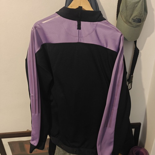 Adidas TIRO men's sport jacket legend ink blue and lilac
